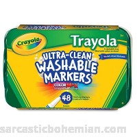 Crayola; Ultra-Clean; Fine Line Markers; Art Tools; 48 ct.; 6 Each of 8 Different Colors; Bright Bold Washable Colors B000H6B0IS